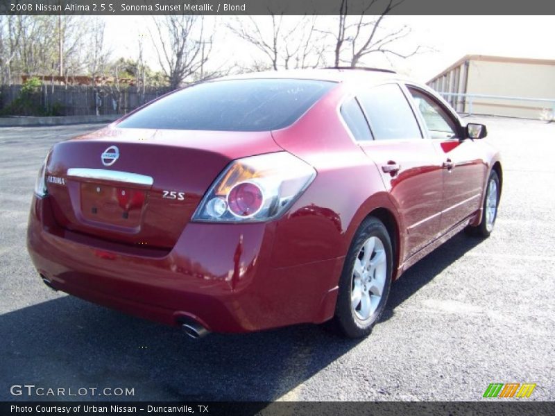 Sonoma Sunset Metallic / Blond 2008 Nissan Altima 2.5 S