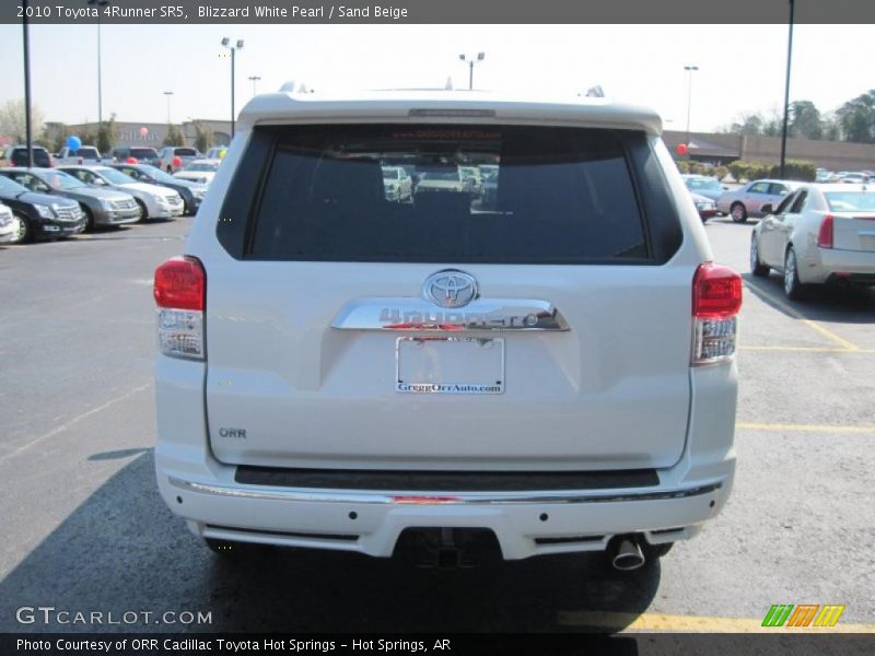Blizzard White Pearl / Sand Beige 2010 Toyota 4Runner SR5