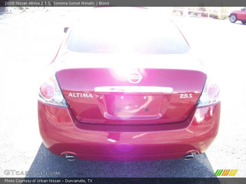 Sonoma Sunset Metallic / Blond 2008 Nissan Altima 2.5 S