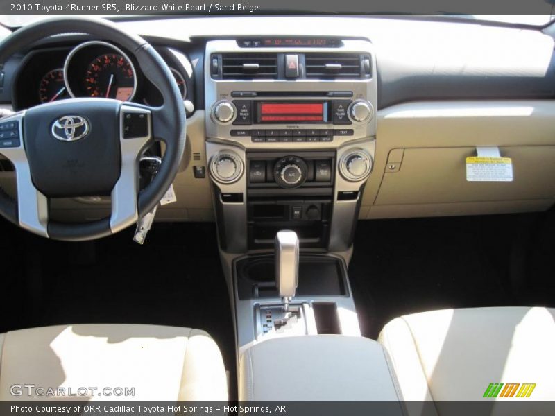 Blizzard White Pearl / Sand Beige 2010 Toyota 4Runner SR5