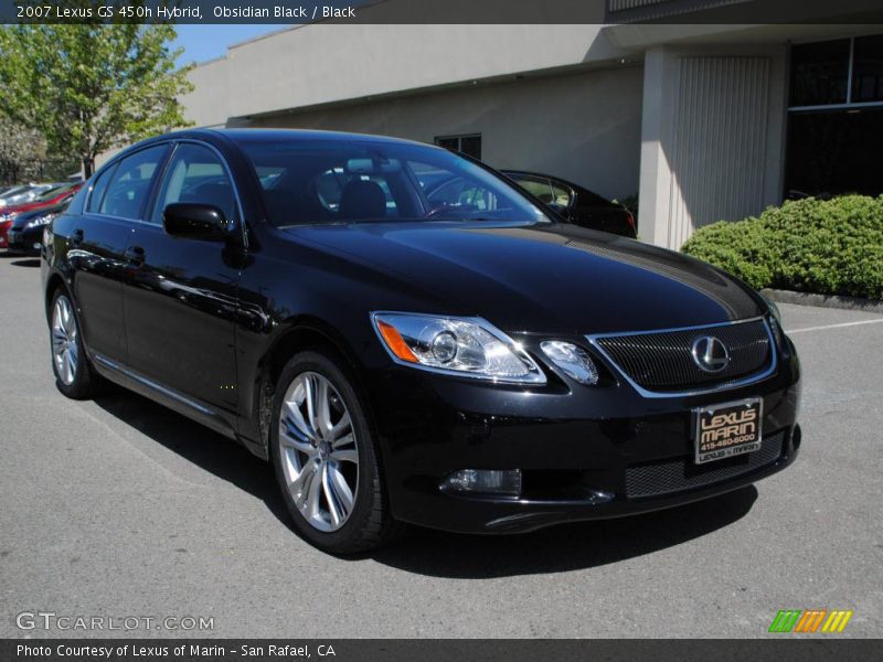 Obsidian Black / Black 2007 Lexus GS 450h Hybrid