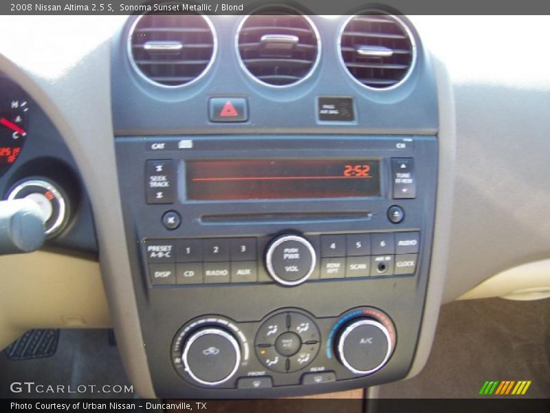 Sonoma Sunset Metallic / Blond 2008 Nissan Altima 2.5 S