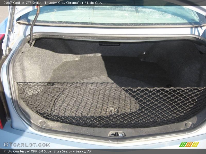 Thunder Gray Chromaflair / Light Gray 2007 Cadillac CTS Sedan