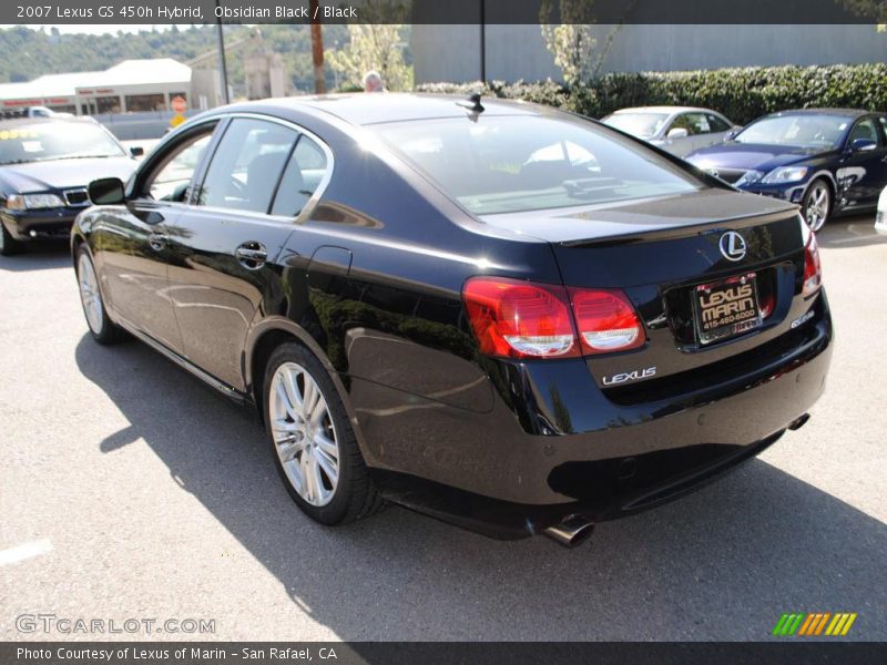 Obsidian Black / Black 2007 Lexus GS 450h Hybrid
