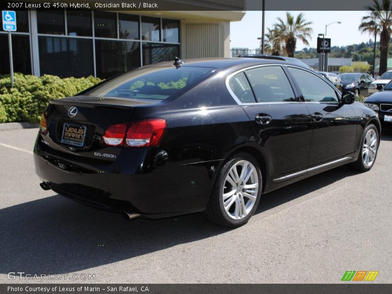 Obsidian Black / Black 2007 Lexus GS 450h Hybrid