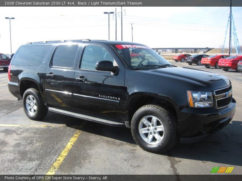 Black / Light Titanium/Dark Titanium 2008 Chevrolet Suburban 1500 LT 4x4