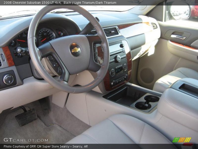 Black / Light Titanium/Dark Titanium 2008 Chevrolet Suburban 1500 LT 4x4