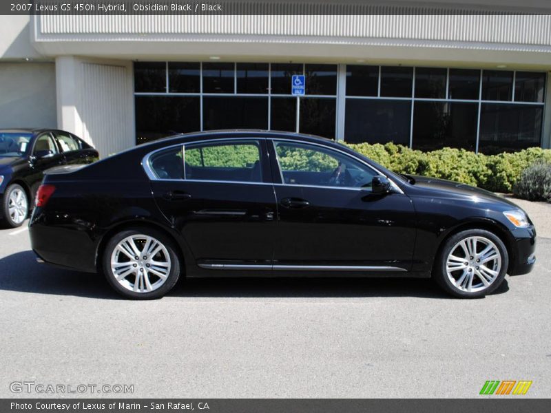 Obsidian Black / Black 2007 Lexus GS 450h Hybrid