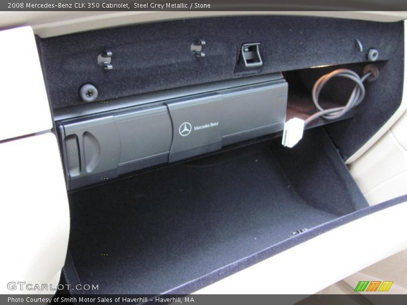 Steel Grey Metallic / Stone 2008 Mercedes-Benz CLK 350 Cabriolet