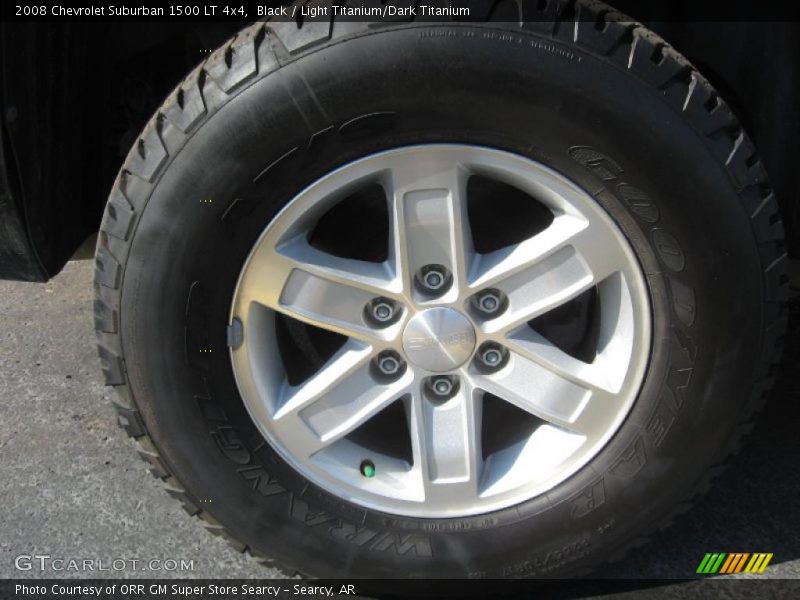 Black / Light Titanium/Dark Titanium 2008 Chevrolet Suburban 1500 LT 4x4