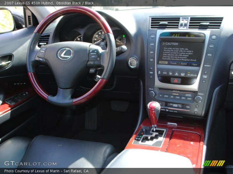 Obsidian Black / Black 2007 Lexus GS 450h Hybrid