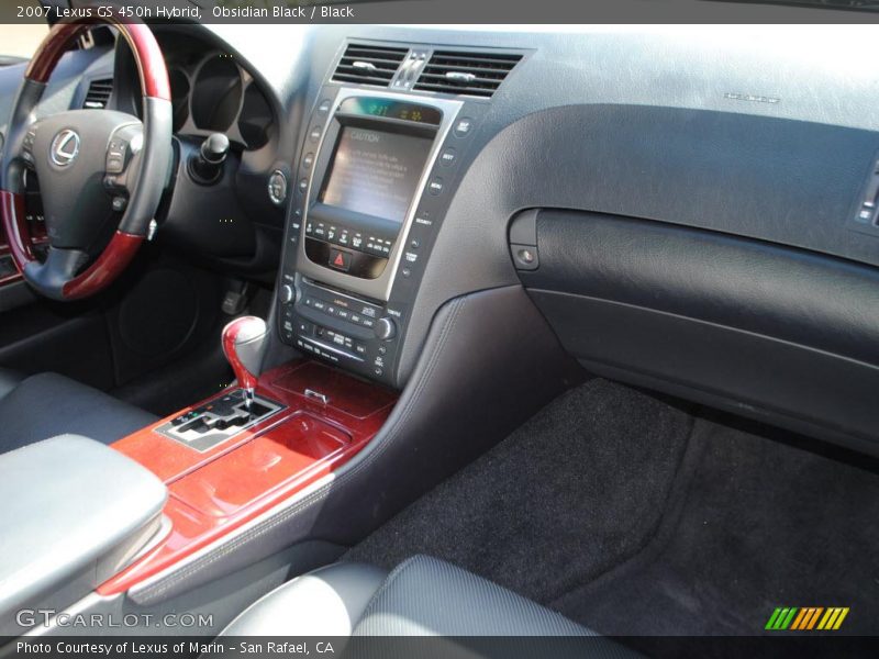 Obsidian Black / Black 2007 Lexus GS 450h Hybrid