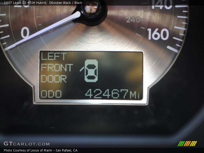 Obsidian Black / Black 2007 Lexus GS 450h Hybrid