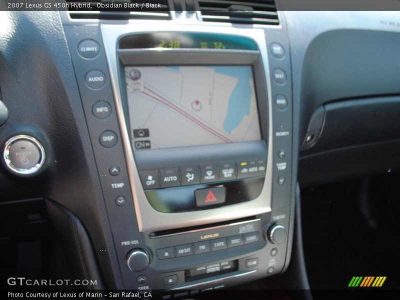 Obsidian Black / Black 2007 Lexus GS 450h Hybrid