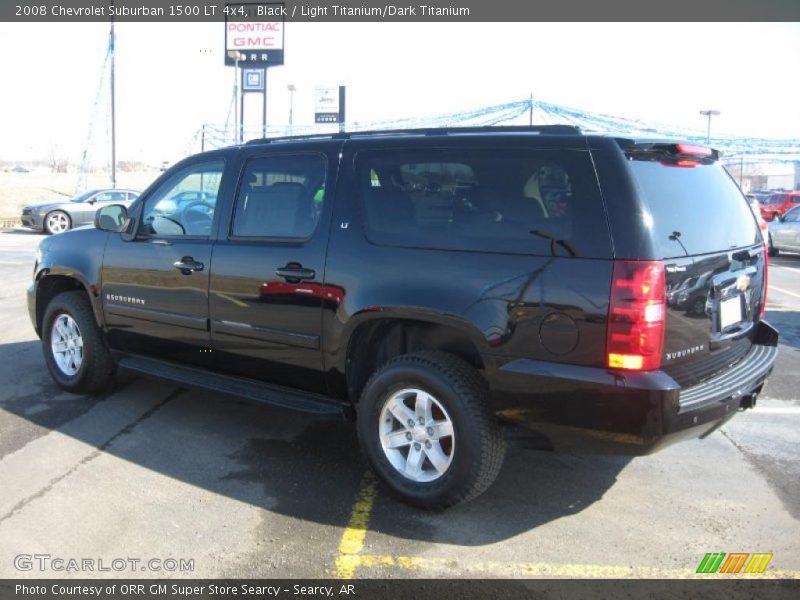 Black / Light Titanium/Dark Titanium 2008 Chevrolet Suburban 1500 LT 4x4