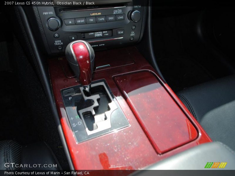 Obsidian Black / Black 2007 Lexus GS 450h Hybrid