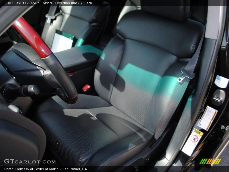 Obsidian Black / Black 2007 Lexus GS 450h Hybrid
