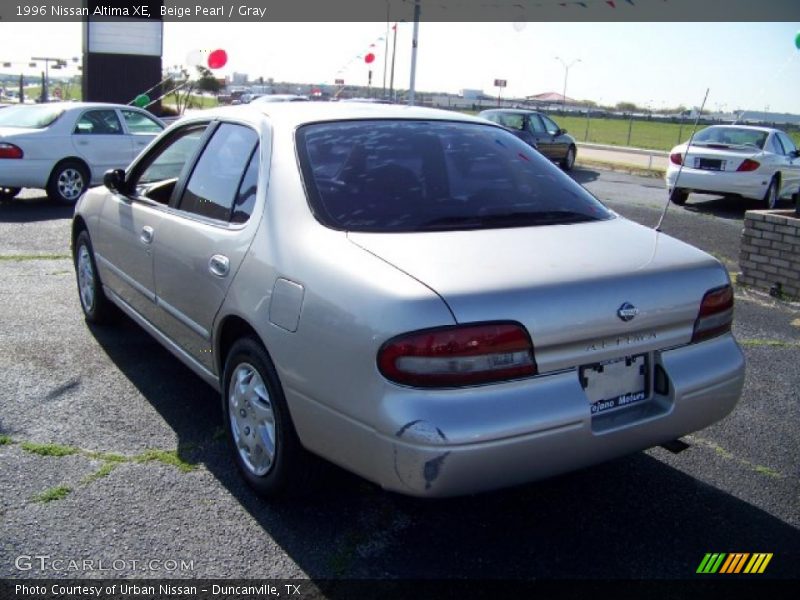 Beige Pearl / Gray 1996 Nissan Altima XE