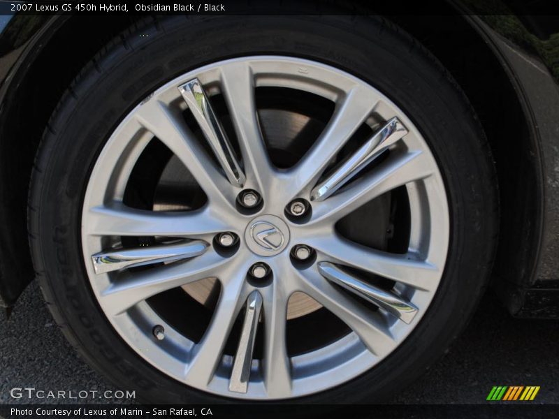 Obsidian Black / Black 2007 Lexus GS 450h Hybrid