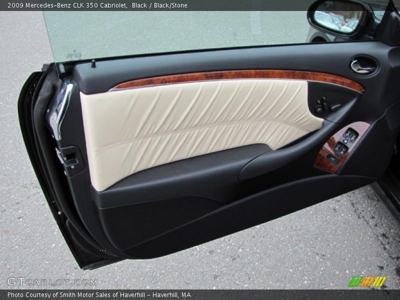 Black / Black/Stone 2009 Mercedes-Benz CLK 350 Cabriolet