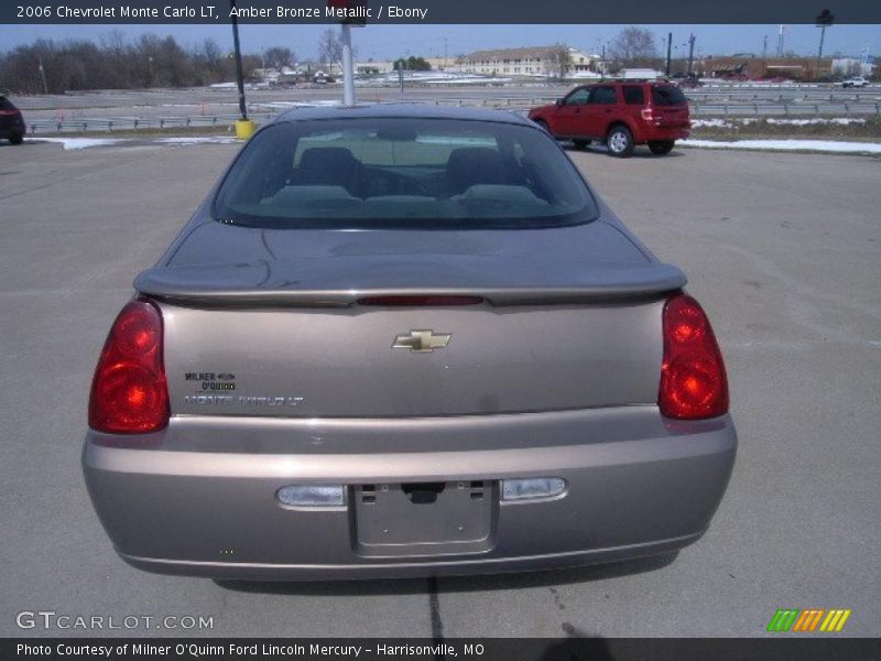 Amber Bronze Metallic / Ebony 2006 Chevrolet Monte Carlo LT