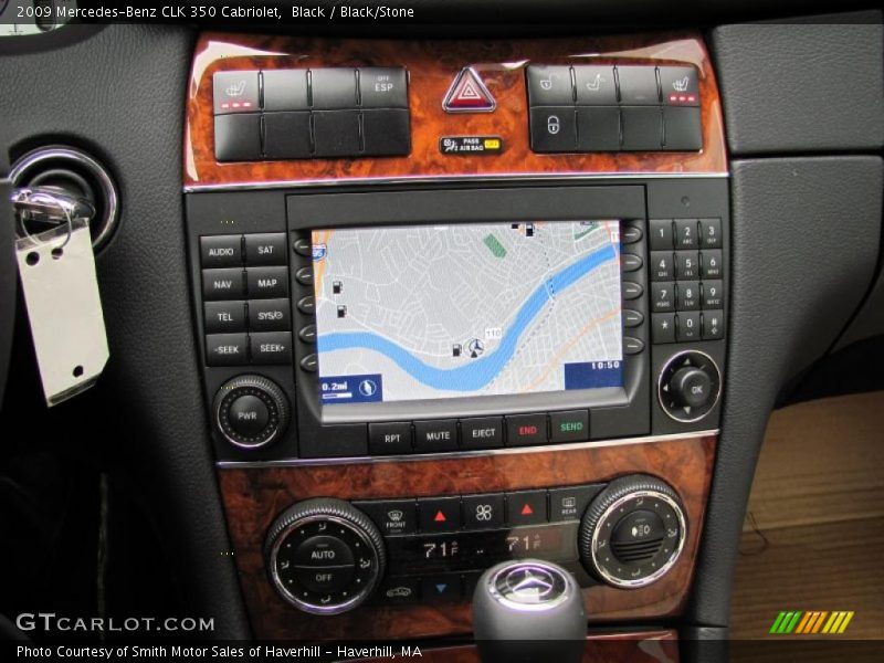 Black / Black/Stone 2009 Mercedes-Benz CLK 350 Cabriolet