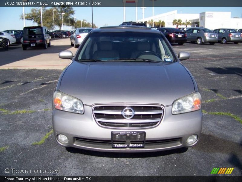 Majestic Blue Metallic / Blond 2002 Nissan Maxima SE