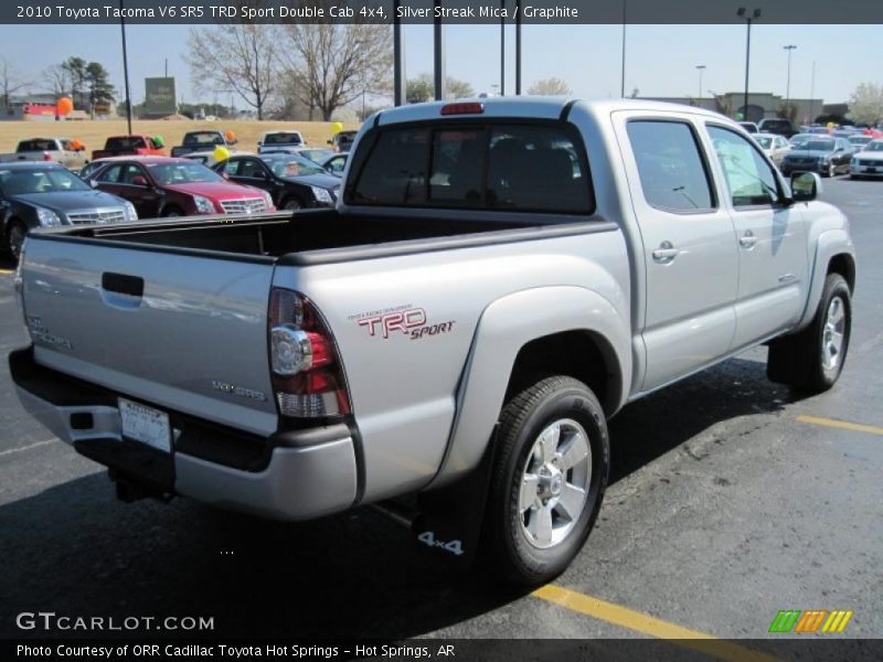 Silver Streak Mica / Graphite 2010 Toyota Tacoma V6 SR5 TRD Sport Double Cab 4x4