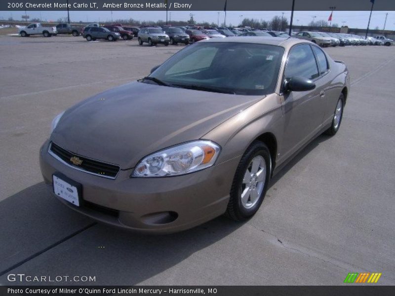 Amber Bronze Metallic / Ebony 2006 Chevrolet Monte Carlo LT