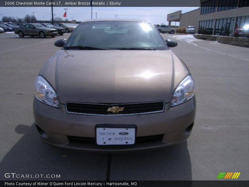 Amber Bronze Metallic / Ebony 2006 Chevrolet Monte Carlo LT