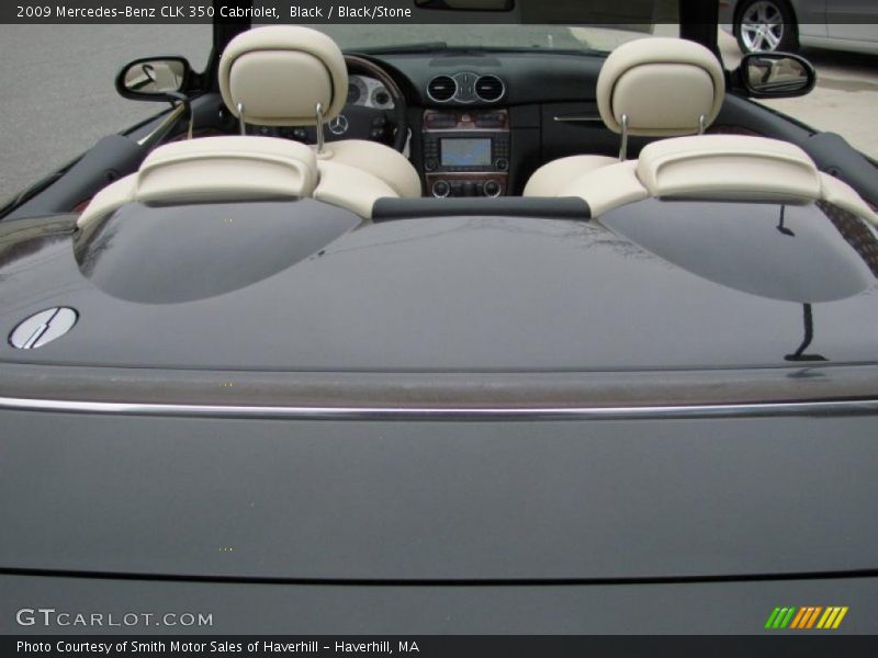 Black / Black/Stone 2009 Mercedes-Benz CLK 350 Cabriolet