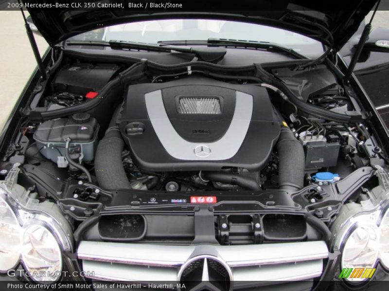 Black / Black/Stone 2009 Mercedes-Benz CLK 350 Cabriolet
