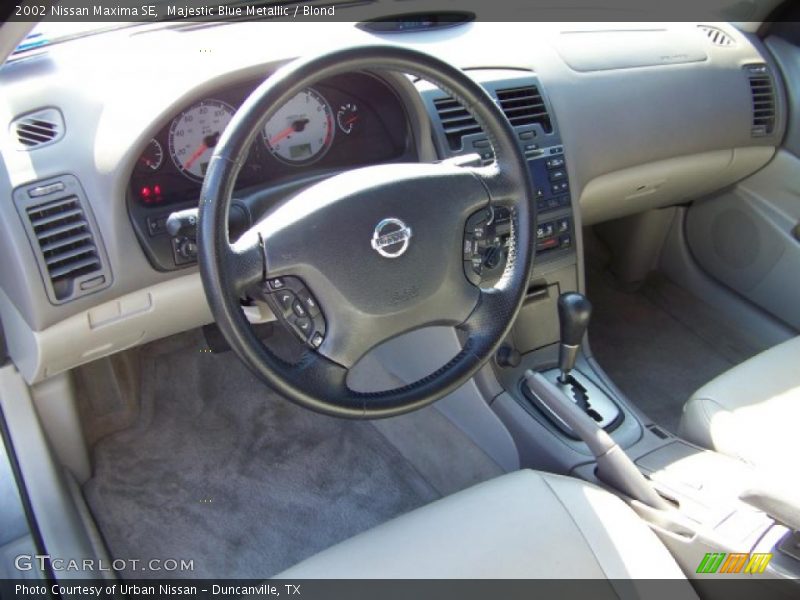 Majestic Blue Metallic / Blond 2002 Nissan Maxima SE