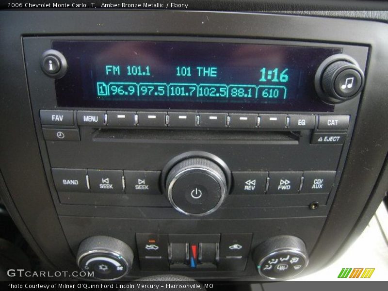 Amber Bronze Metallic / Ebony 2006 Chevrolet Monte Carlo LT