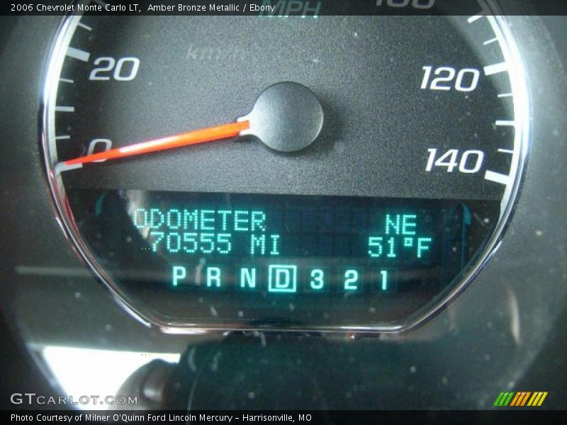 Amber Bronze Metallic / Ebony 2006 Chevrolet Monte Carlo LT
