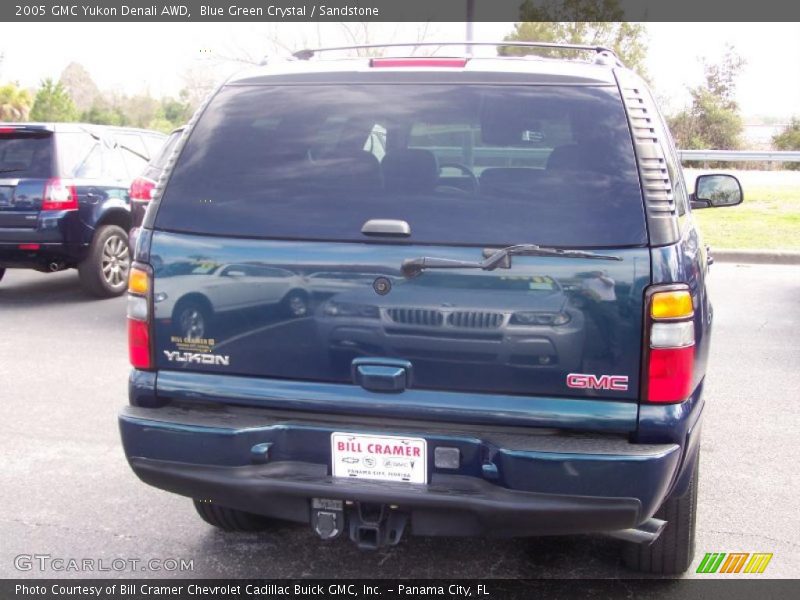 Blue Green Crystal / Sandstone 2005 GMC Yukon Denali AWD