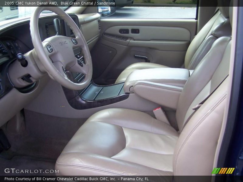 Blue Green Crystal / Sandstone 2005 GMC Yukon Denali AWD