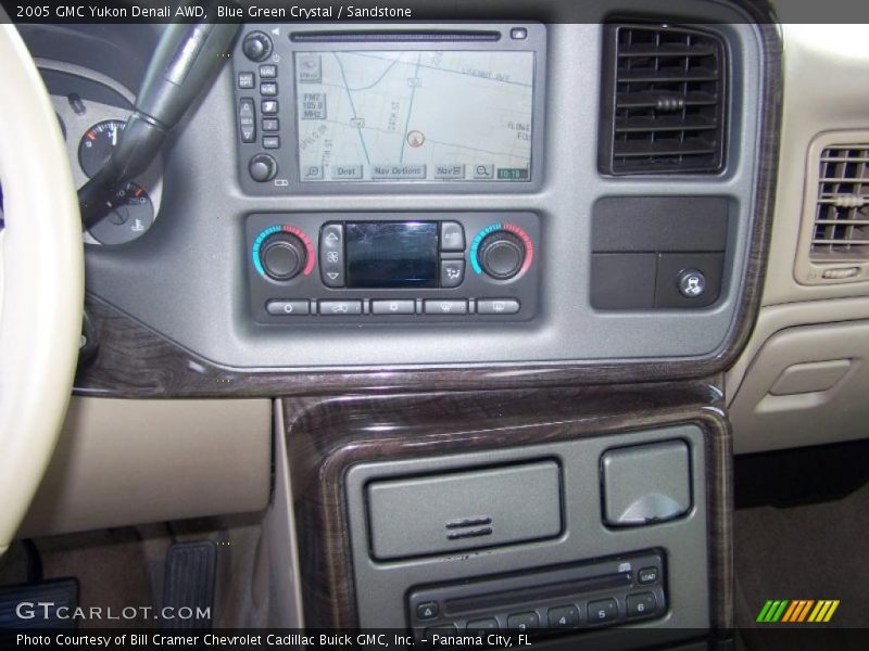 Blue Green Crystal / Sandstone 2005 GMC Yukon Denali AWD