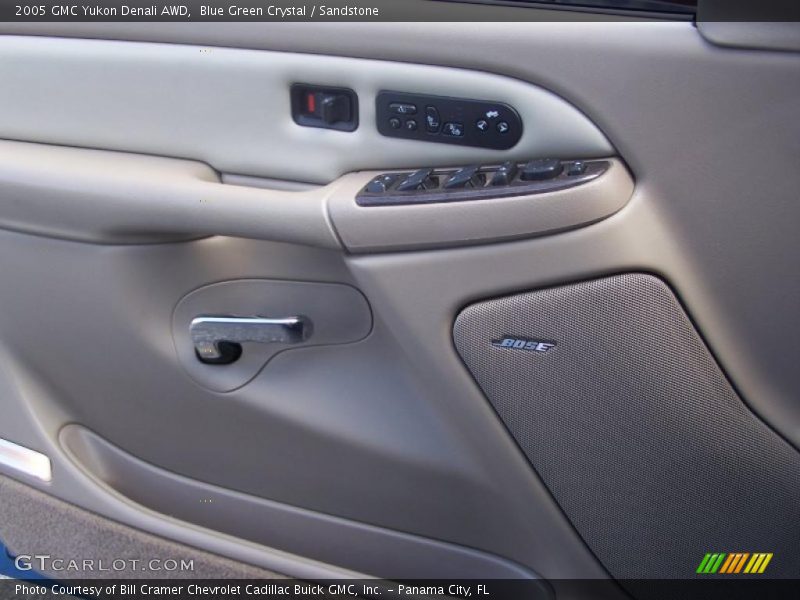 Blue Green Crystal / Sandstone 2005 GMC Yukon Denali AWD