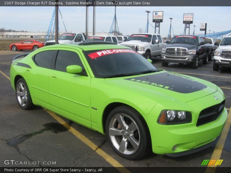 Sublime Metallic / Dark Slate Gray/Light Slate Gray 2007 Dodge Charger R/T Daytona