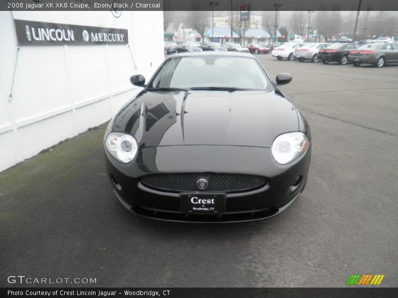 Ebony Black / Charcoal 2008 Jaguar XK XK8 Coupe