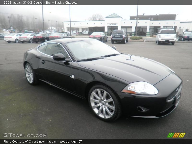 Ebony Black / Charcoal 2008 Jaguar XK XK8 Coupe