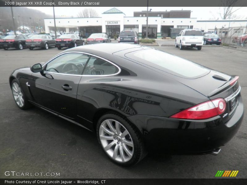 Ebony Black / Charcoal 2008 Jaguar XK XK8 Coupe