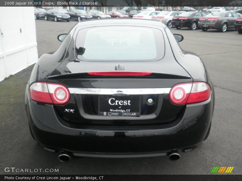 Ebony Black / Charcoal 2008 Jaguar XK XK8 Coupe