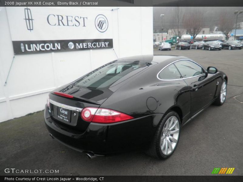 Ebony Black / Charcoal 2008 Jaguar XK XK8 Coupe