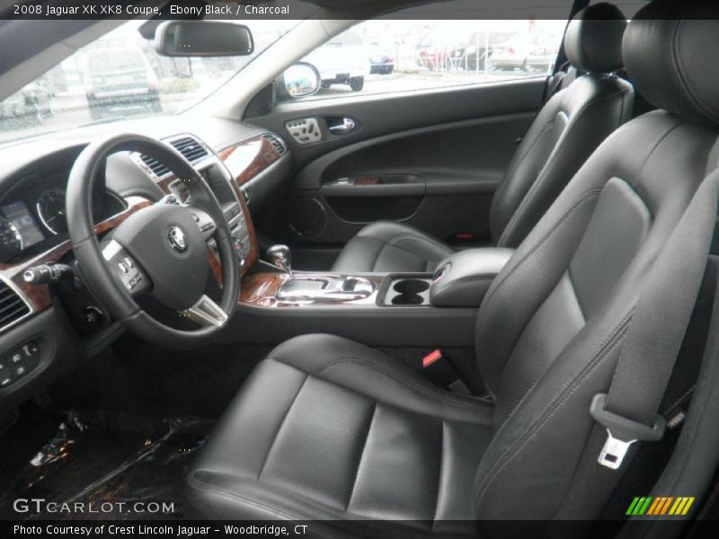 Ebony Black / Charcoal 2008 Jaguar XK XK8 Coupe