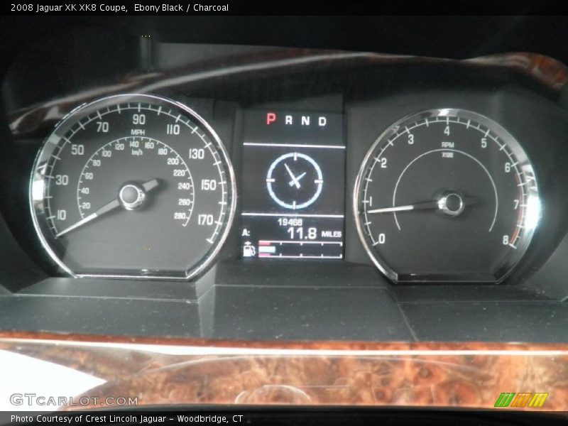 Ebony Black / Charcoal 2008 Jaguar XK XK8 Coupe