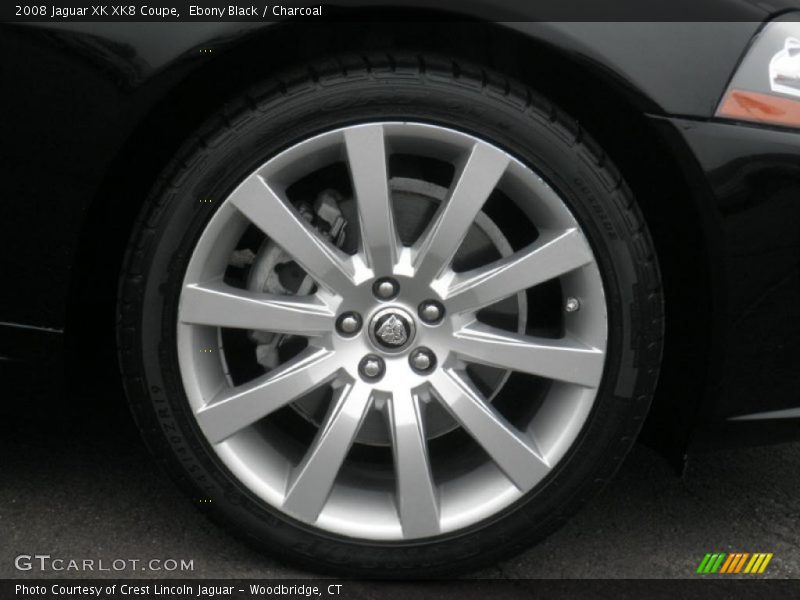 Ebony Black / Charcoal 2008 Jaguar XK XK8 Coupe