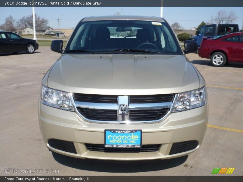 White Gold / Dark Slate Gray 2010 Dodge Journey SE