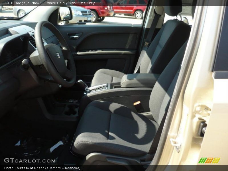 White Gold / Dark Slate Gray 2010 Dodge Journey SE
